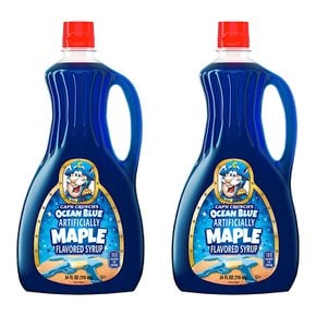 캡앤크런치 오션 블루 메이플 시럽 Cap n Crunch Ocean Blue Maple Syrup 710ml 2개