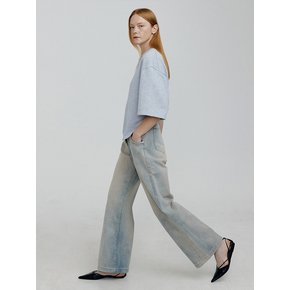 INSSI two-tone demin pants [blue]