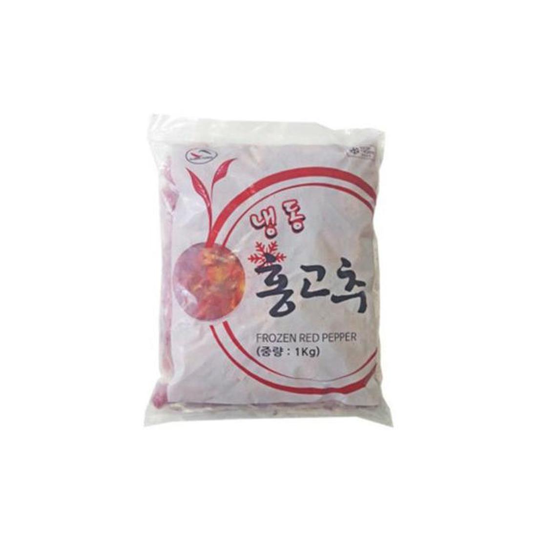 그린무역 홍고추 슬라이스 1kg(1)