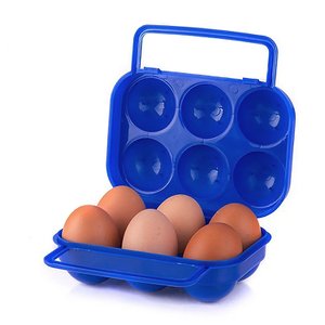 디작소 캠핑랜드 휴대용 6구 계란케이스 에그홀더