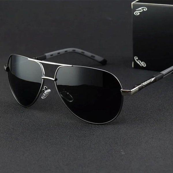 [옷자락] 빅사이즈 남자 항공 보잉 미러 실버 스모크 선글라스