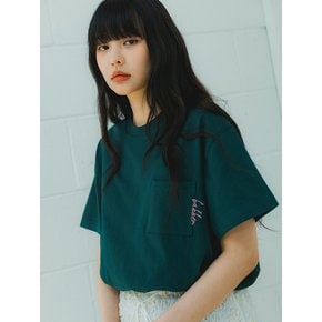 Pocket logo 반팔티셔츠 BK3976_그린