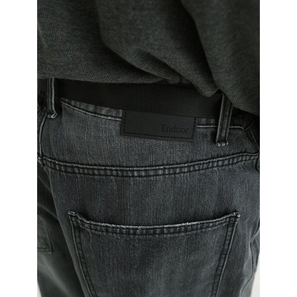 Fade denim pants (black)