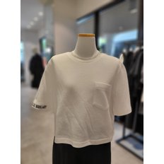[부산점] [쥬크] 소매 레터링 라운드 반팔 티셔츠 (V242MSM934)