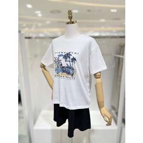 [AK수원점] [밸리걸] 비치 프린트 티셔츠 503900