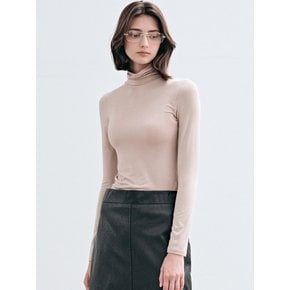 ESSENTIAL SLIM TURTLENECK_CLASSIC BEIGE