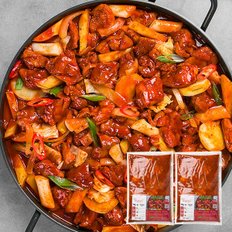 춘천 신선 한입닭갈비 1kg*2팩 (국내산 어깨살) 2세트 구매시 사누끼 떡 증정