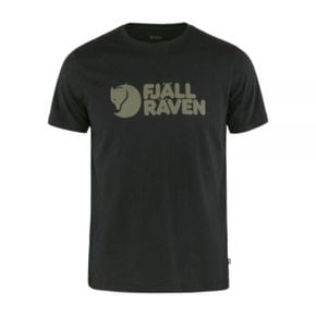 피엘라벤 24FW 남성 로고 티셔츠 블랙 (87310550) (FJALLRAVEN LOGO T-SHIRT M BLACK