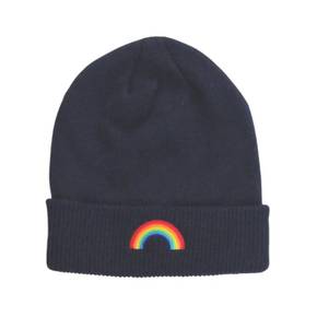 4683190 AVIATOR NATION Rainbow Beanie In Navy