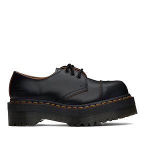 블랙 Dr. Martens 1461 쿼드 더비 슈즈 242063F120003