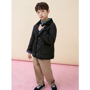 [Essential] 퀼팅 점퍼  블랙 (BI6138UE15)