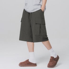 나일론 밴딩 카고 버뮤다 팬츠 PAN2529 (3 COLOR)