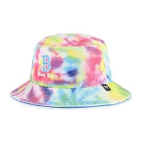 [해외] 47브랜드 1079533 MLB 보스턴 레드삭스 Spectral TieDye Bucket 모자