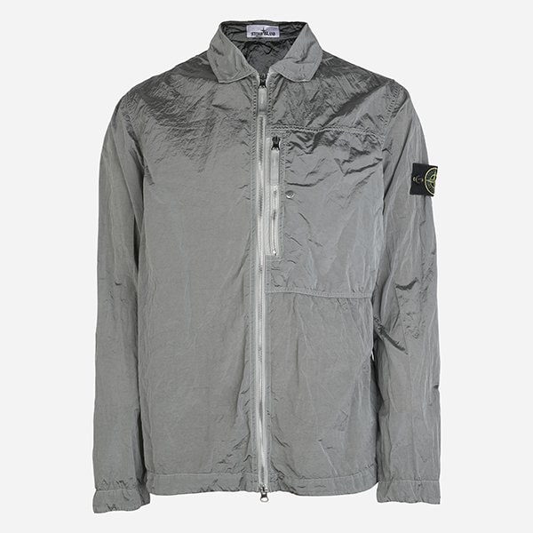 [시흥점] 6S 1200038 S0019 V0061 나일론 메탈 에코닐 오버셔츠 자켓 펄 그레이