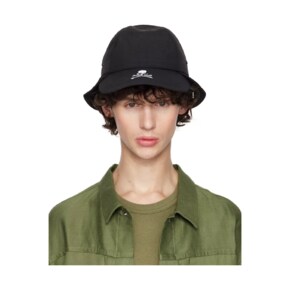 24 FW 마스터마인드 월드 블랙 Kangol 웨이비 컨버터블 볼캡 242968M139002