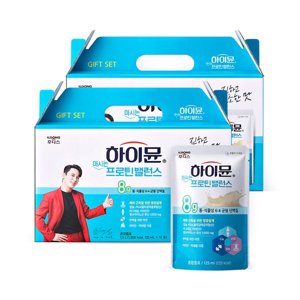 하이뮨 마시는 산양유 프로틴 밸런스 125ml 24팩 (총 2박스) /단백질음료