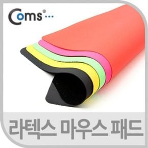 Coms 마우스 패드 라텍스 재질 색상랜덤