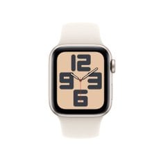 애플워치 SE 2 GPS 40mm 스타라이트 알루미늄, 스타라이트 스포츠 밴드 (M/L) MXEG3KH/A