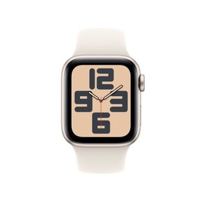 1차)애플워치 SE 2 GPS 40mm 스타라이트 알루미늄, 스타라이트 스포츠 밴드 (M/L) MXEG3KH/A