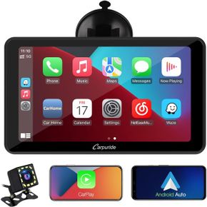 독일 카플레이 모니터 Carpuride 2023 est Wireless Apple Carplay Android Car 7 Inch 터치스크