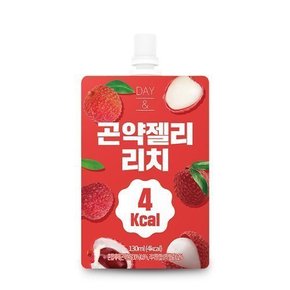 데이앤 곤약젤리 리치 130ml x 10팩 6박스