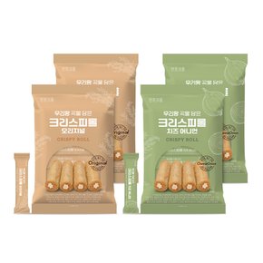 우리땅 곡물 담은 크리스피롤 150g x 4개 (오리지널 2+치즈어니언 2) 곡물 크리스피롤 / 21곡물 / 천호식품