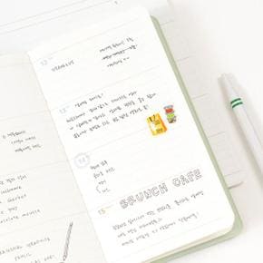 아트박스/문구앤토이스 [바이.풀디자인] 생각보관함 슬림 롱 주간 2025년