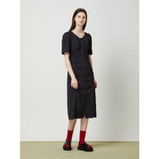 CC콜렉트 [씨씨콜렉트] [C-Exclusive] 셔링 버튼업 롱원피스 C252MSE135