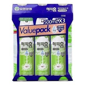 해피홈 에어로솔 아카시아 500ml X 3개입모기 파리 -O