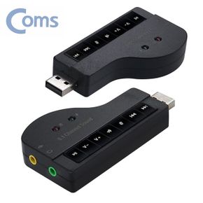 USB 사운드카드 오디오컨버터 마이크 스피커 8.1채널