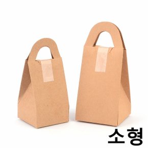 사각 접이식 손잡이 선물 포장 박스 소형 30개 케이스 (WA049B7)