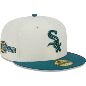 [해외] 977567 뉴에라 모자 MLB [시카고 화이트삭스] Chrome Evergreen 59FIFTY Fitted Hat - Cr