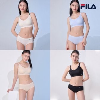  휠라(FILA) 액티브 퓨징 프리컷 브라팬티 4세트(8종)