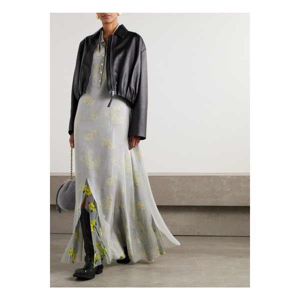 개더드 가죽 재킷 46376663162883116