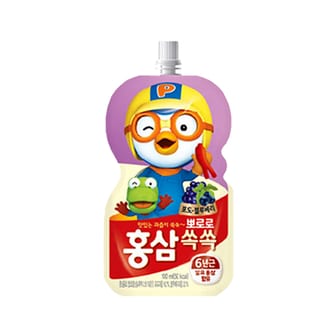  뽀로로 홍삼쏙쏙 포도블루베리 100ml