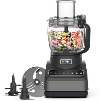  영국 닌자 초퍼 Ninja Food Processor with 4 Automatic Programs Chop Puree Slice Mix and 3 M