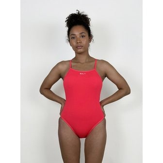 솔트 체리레드 슈퍼그린 리버시블  타이백 수영복