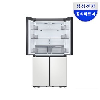 삼성 비스포크 4도어 RF60DB9KF201 키친핏 냉장고 코타 화이트 615L 에너지절감 김치보관 국내생산