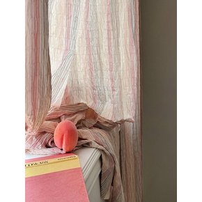 메리엘 링클 핑크 빈티지 커튼
