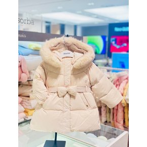 [압소바 24FW 백일돌선물]알프 다운 롱 점퍼 (AZ723116)연베이지