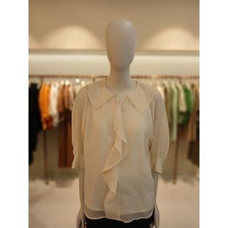 CC콜렉트 [여주점] 씨씨콜렉트 러플블라우스9e243msc107)