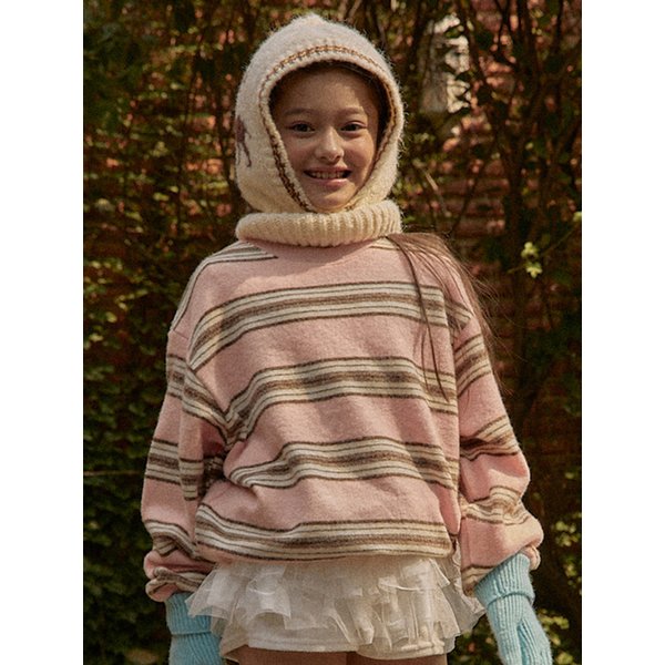 포근 단가라 맨투맨 (S-JL)