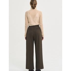 Seine Wild Pintuck Slacks_Brown