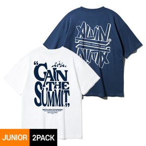 [2PACK] 앨빈클로 주니어 스트릿 앨빈 GAIN THE SUMMIT 반팔티 2종 패키지