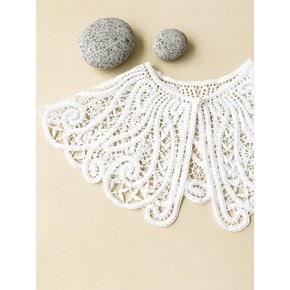 COTTON BUTTERFLY LACE NECKCAPE