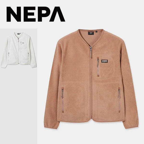 [부산점] 여성 플러피 플리스 넥리스 자켓 7L86164