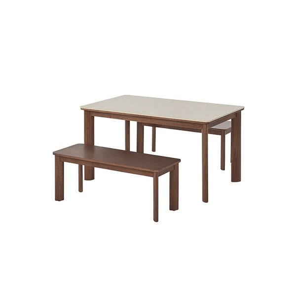 포멜로 세라믹식탁 4인세트 140cm_벤치2EA_브라운 (옵션 택1)