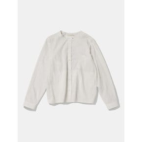 Drift Collarless Blouse Shirt B01