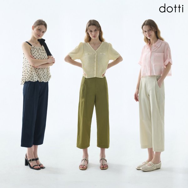 [26SS최신상] 도티 썸머 크롭 팬츠 여성3종(D6NTW)