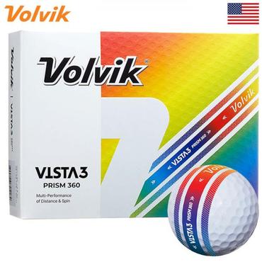 GEEK 5761980 볼빅 Volvik 2024 New Vista3 Prism 360 1 다스(12구입) 2024년 모 TA3469028